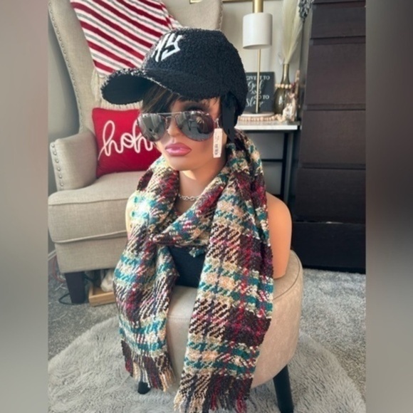 ✨NEW✨ (2) Brown & Black NY Sherpa sheep wool trucker hat Caps - Picture 8 of 10